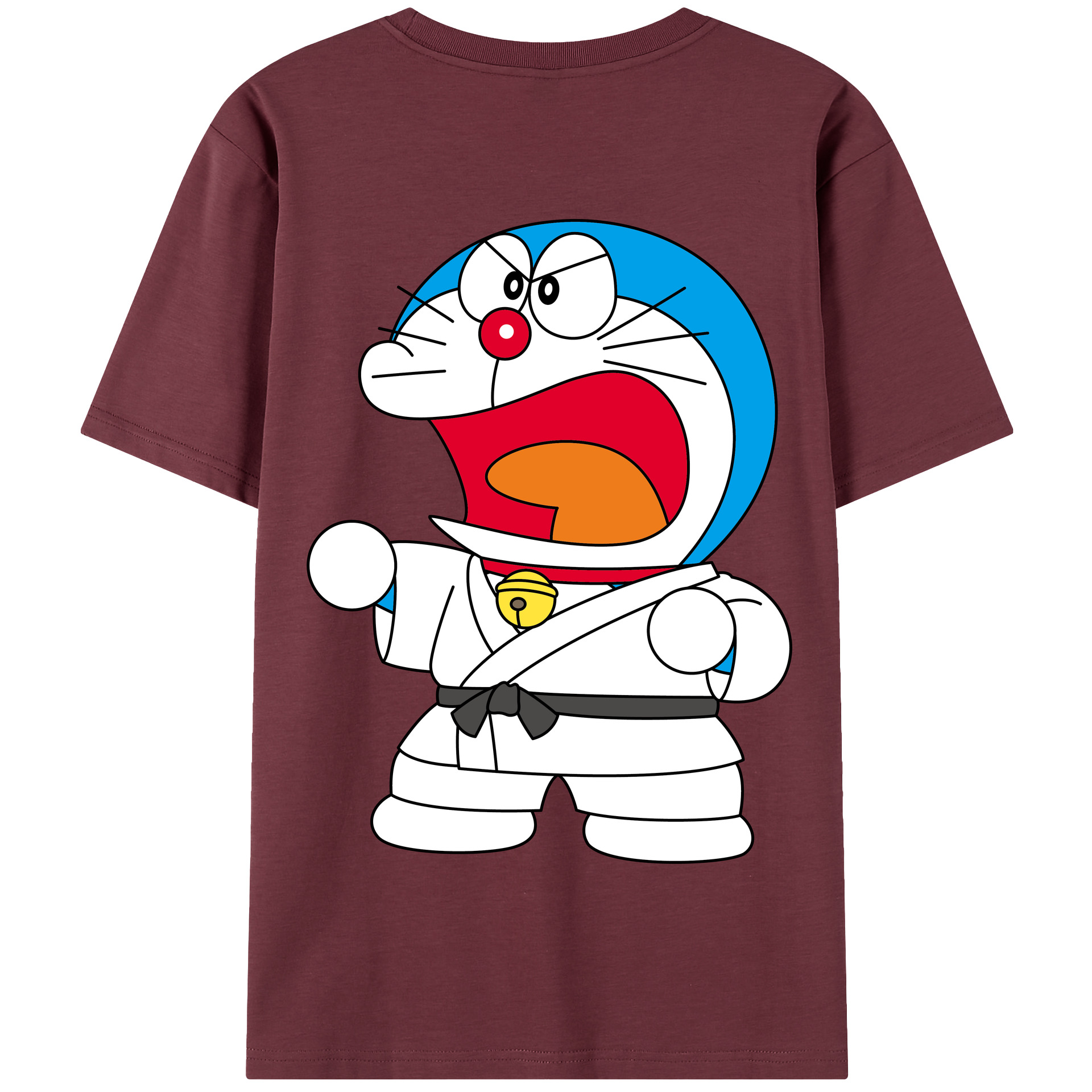 （画像用） ドラえもん Doraemon 綿100％半袖Tシャツ（背面プリント）